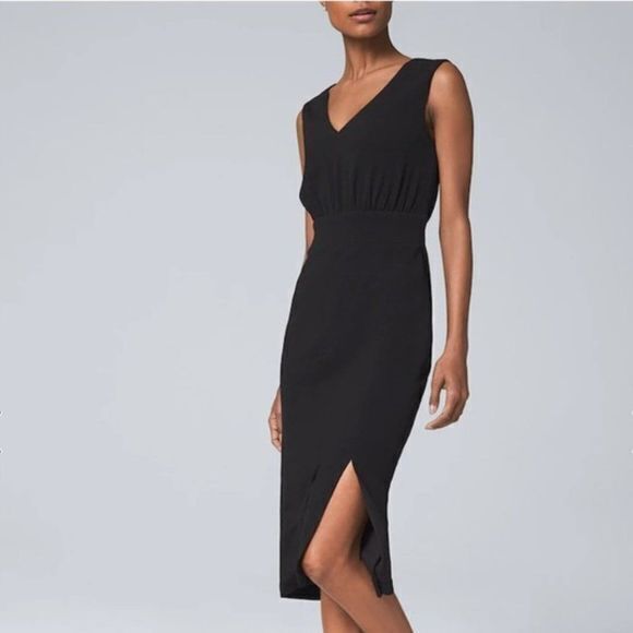 White House Black Market Dresses & Skirts - NEW WHBM BLOUSON KNIT SHEATH DRESS SIZE 00‎